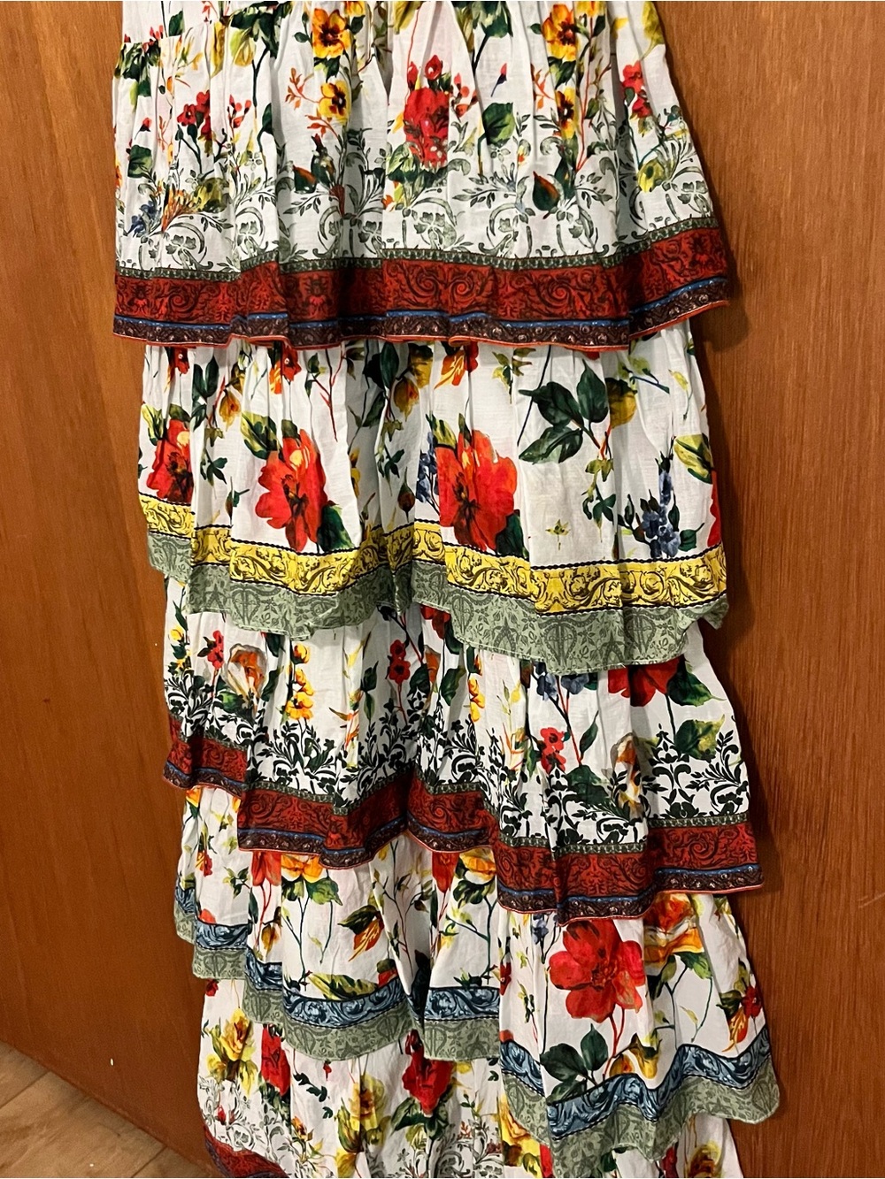 Alice + Olivia Floral Tiered Maxi Dress-NWT - Picture 5 of 9